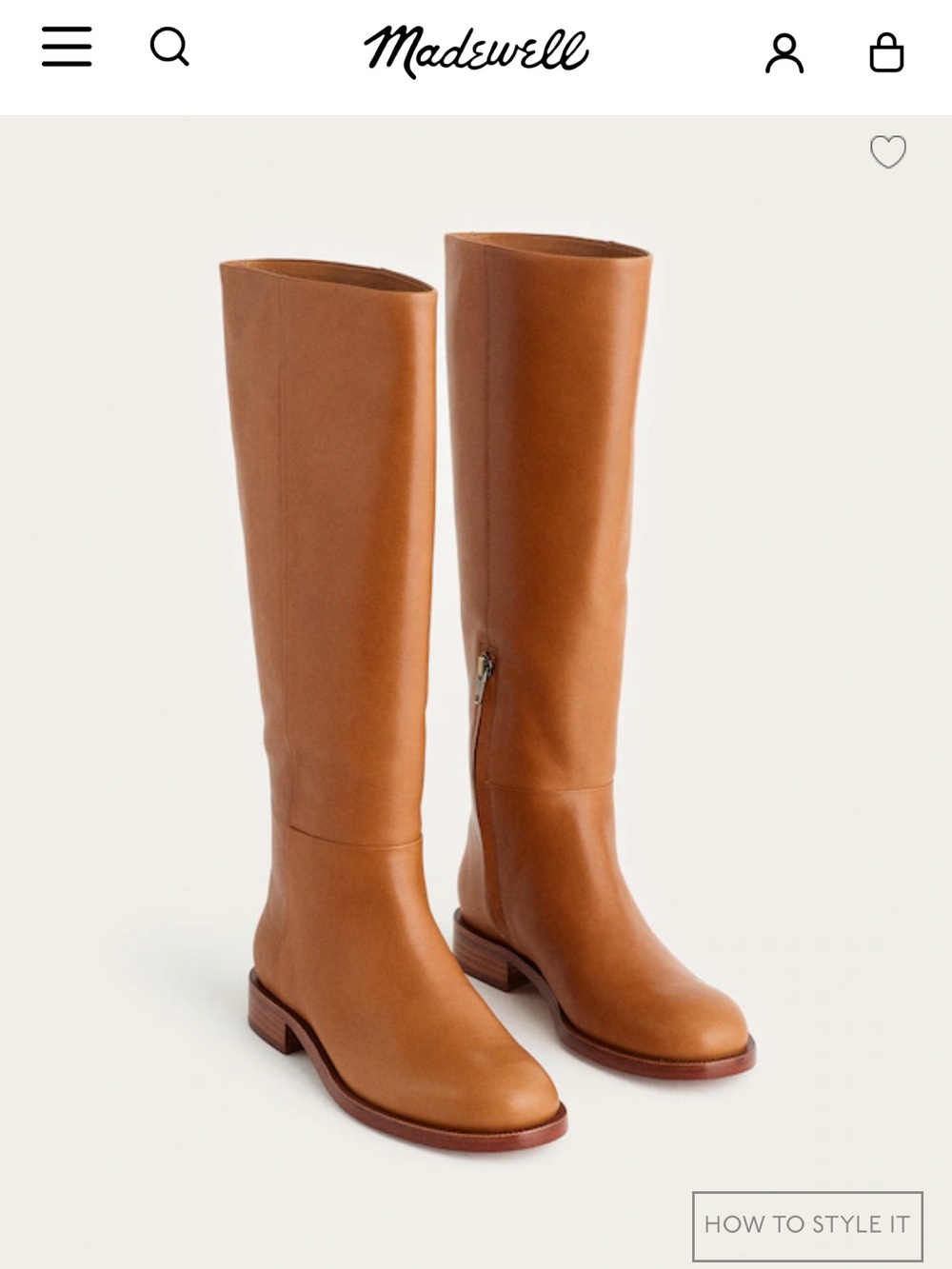 Madewell | The Archival Knee-High Boot